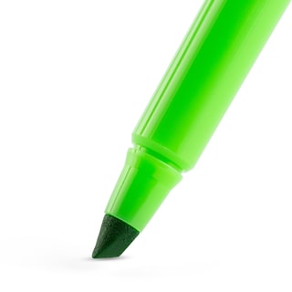 Bic Brite Liner Highlighter Chisel Tip Fluorescent Green Dozen