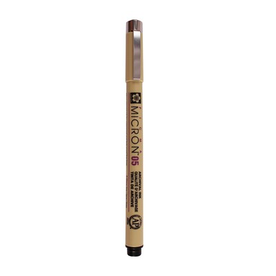 Sakura Pigma Micron Pen, Fineliner, Black Ink, 6/Pack (SAKXSDK0549-6)