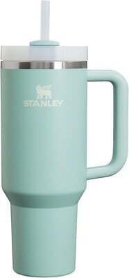 Stanley Quencher H2.0 Stainless Steel Double Wall Insulated Tumbler, 40 oz., Seafoam (10-13230-011)