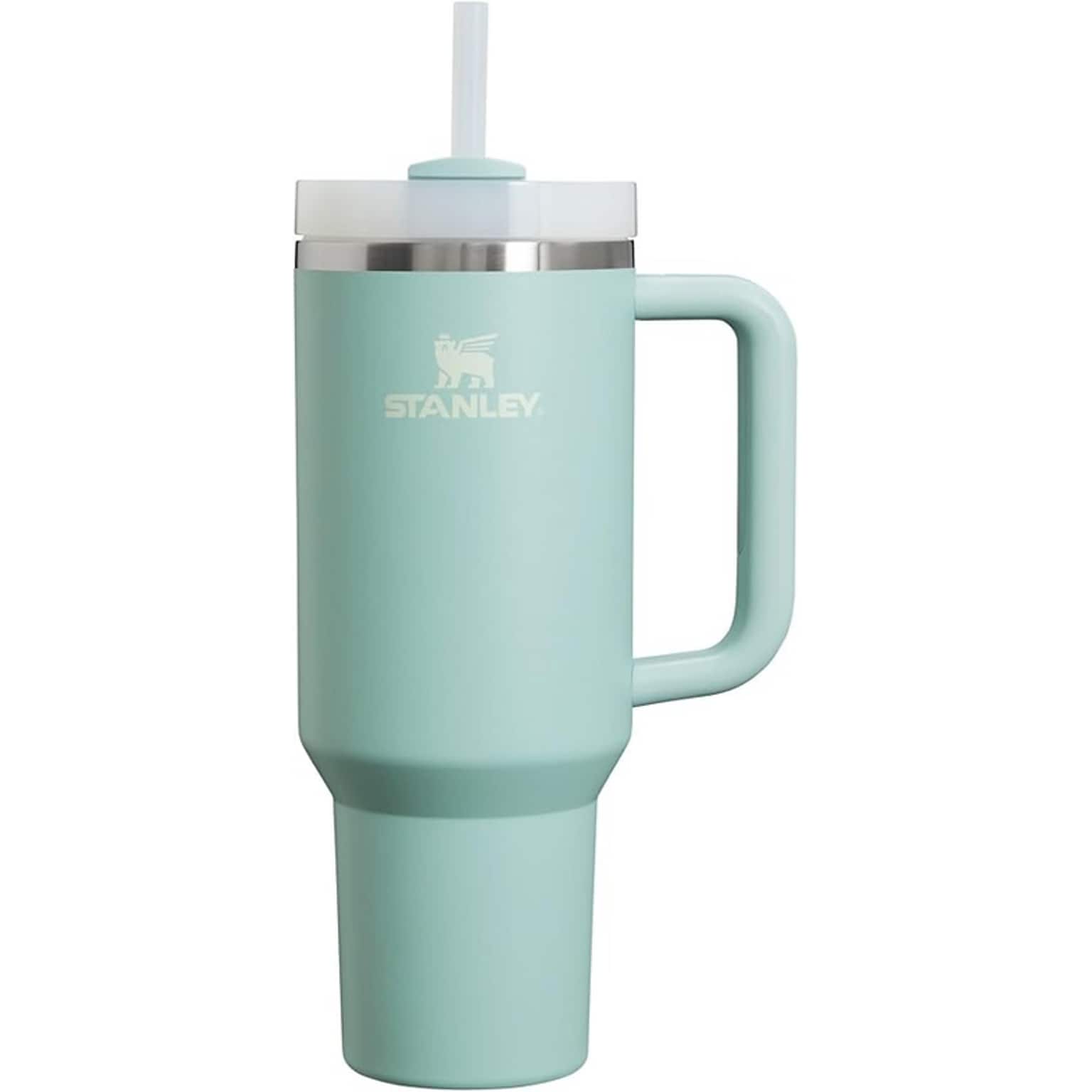 Stanley Quencher H2.0 Stainless Steel Double Wall Insulated Tumbler, 40 oz., Seafoam (10-13230-011)