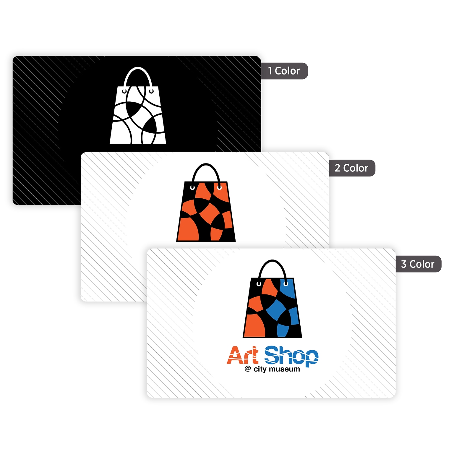 Custom Print Advertising Label, 3 x 5 Rectangle, 1 Standard Color, 1-Sided, 250 Labels/Roll
