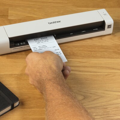 Brother DSmobile DS-740De USB Duplex Portable Document Scanner, White (DS-740De)