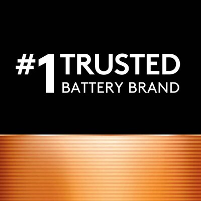 Duracell Coppertop 9V Alkaline Battery, 4/Pack (MN16RT4Z)