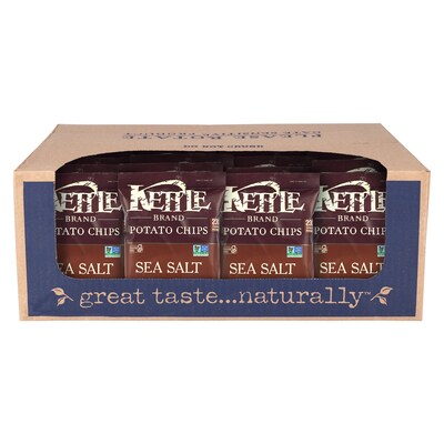 Kettle Brand Gluten Free Sea Salt Potato Chips, 1.5 oz., 24/Box (220-02567)