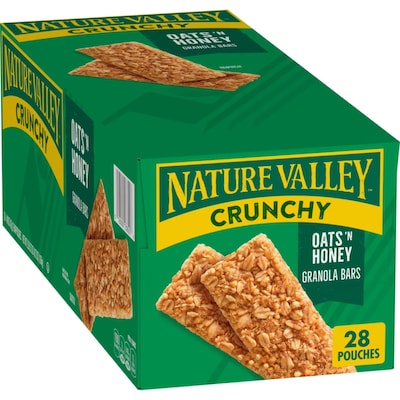 Nature Valley Oats & Honey Granola Bar, 28 Bars/Box (GEM2382)