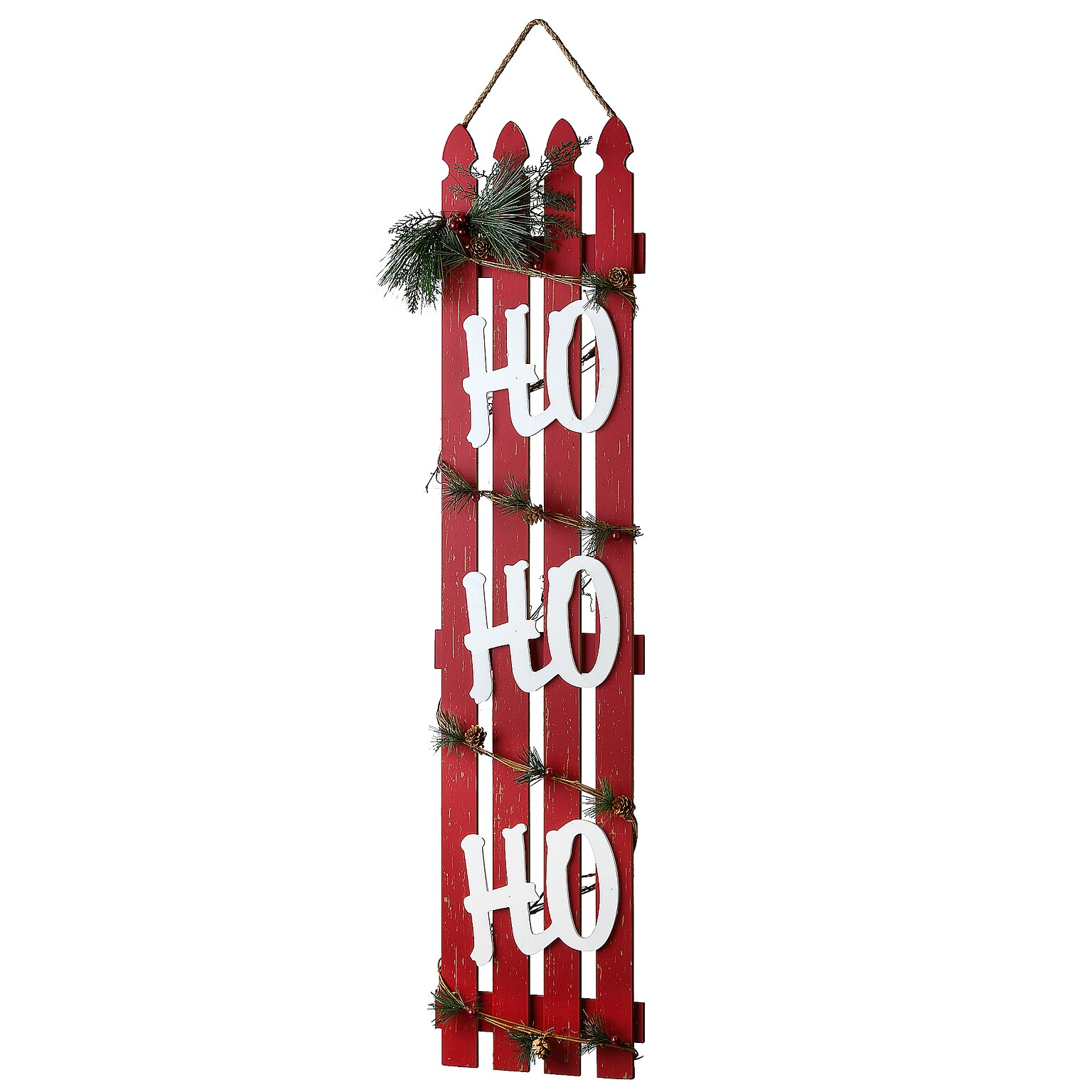 National Tree Company 47 Ho Ho Ho Wall Sign (MZC-K19B035-1)