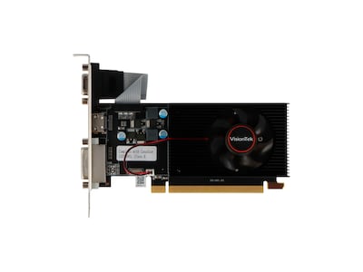 VisionTek AMD Radeon HD 6570 PCI Express 2.0 1GB GDDR3 Graphics Card, Silver/Black (901491)