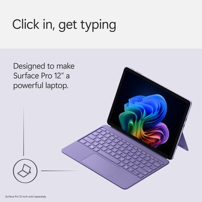 Microsoft Surface Pro 12" Keyboard Cover, Violet (EP2-32727)