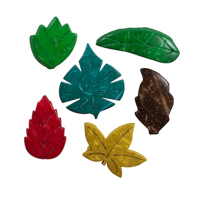 Reday2Learn Coconut Leaves, Assorted Colors, 50/Set (CE-10008)