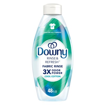 Downy Rinse & Refresh Liquid Fabric Softener, Cool Cotton, 70 Loads, 48 oz. (3700091446)