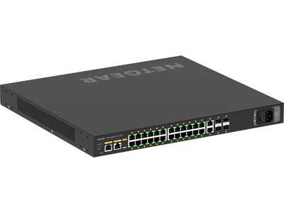 Netgear AV Line 26-Port Gigabit Ethernet Managed Switch, Black (GSM4230PX-100NAS)