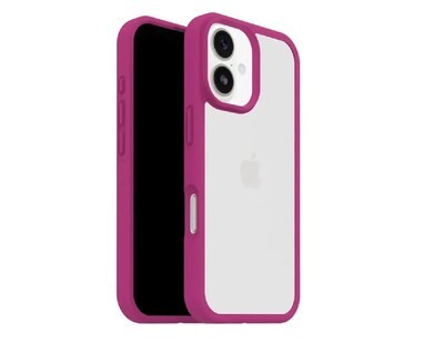 OtterBox React MagSafe Phone Case for iPhone 17 Pro, Shock Absorbing, Pink (77-99225)