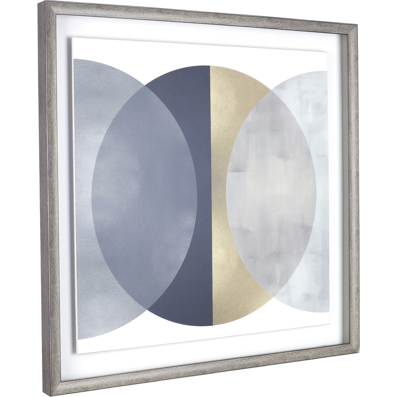Lorell Circle II Framed Abstract Art (LLR04475)
