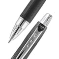 uni Jetstream RT Retractable Ballpoint Pen, Medium Point, 1.0mm, Black Ink, Dozen (73832)