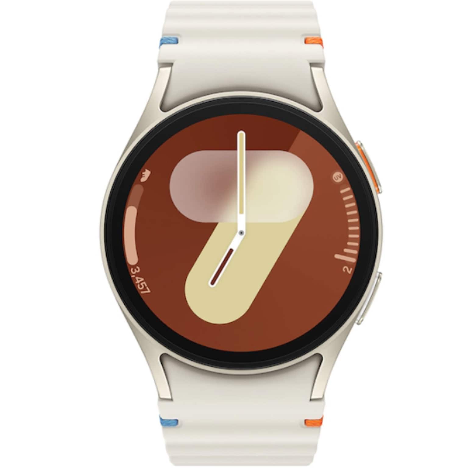 Samsung Galaxy Watch7 Smart Watch, GPS, 40mm, Aluminum Case, Cream Fluoroelastomer (SM-L300NZEAXAA)