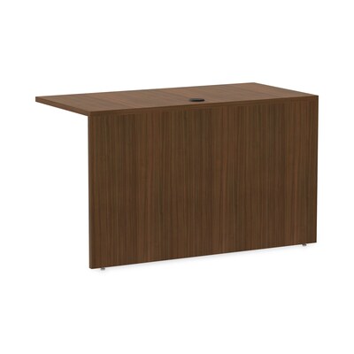 Alera Valencia Series 47.25" Reversible Return/Bridge Shell, Modern Walnut (ALEVA354824WA)