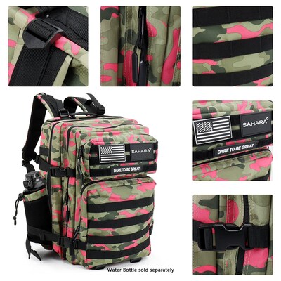 SaharaCase Raider Laptop Backpack, Large, Pink Camo (LT00094)