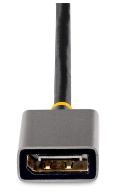 StarTech HDMI to USB A /Display Port Audio/Video Adapter, Male to Female/Male, Gray/Black (128-HDMI-DISPLAYPORT)