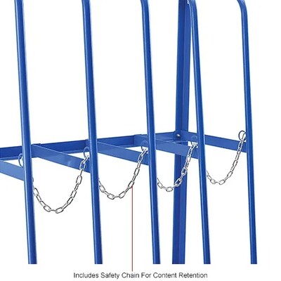Global Industrial Vertical Bar Storage Rack, 4 Bays, 48"W x 24"D x 60"H, 6000 Lb. Capacity (320753)