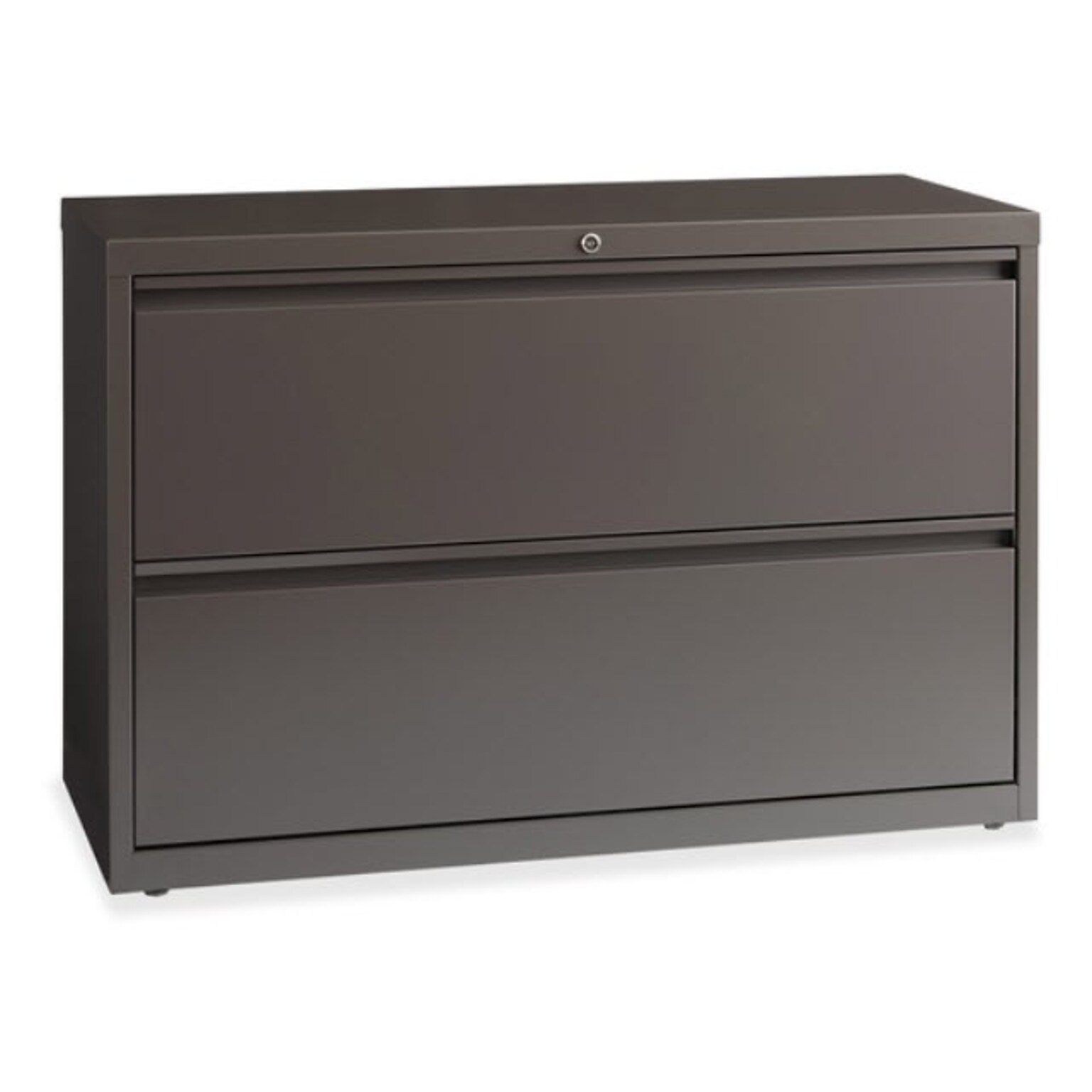Lorell Fortress Series 42 Lateral File, Medium Tone, 2 x File Drawer(s)