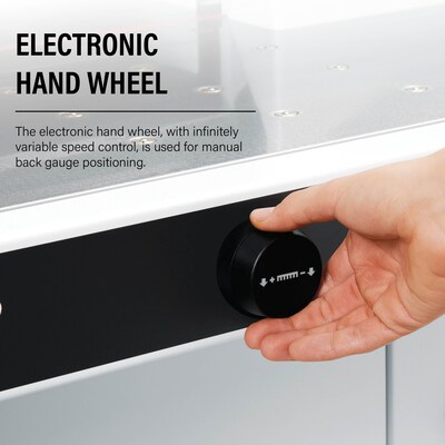 Triumph 5560 LT VRCUT Ready  Programmable Hydraulic With Air Table 21 5/8" Paper Cutter (CU0497)