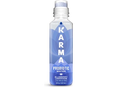 Karma Probiotic Water Variety Pack, 18 fl. oz., 12 Bottles/Carton (310391)