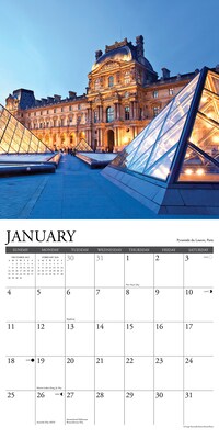 2026 Willow Creek France 12" x 12" Monthly Wall Calendar (51153)