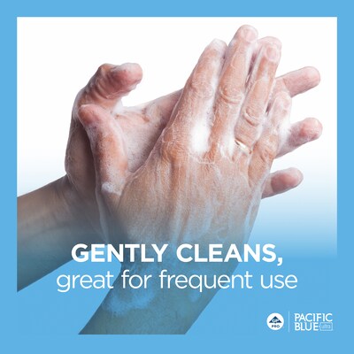 Pacific Blue Ultra Foaming Soap Refills, 40.5 Oz., 4/Carton (43714)