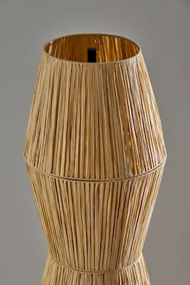 Adesso Renata 65.5"H Floor Lamp with Paper Raffia Shade (4107-12)