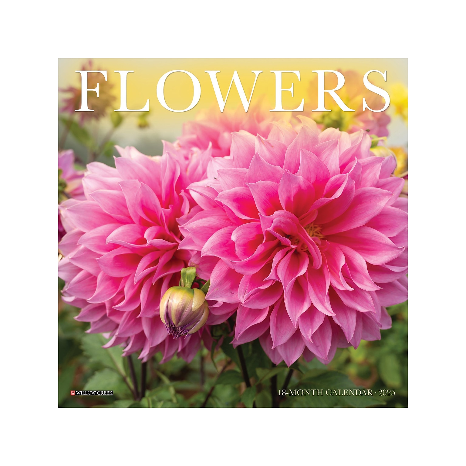2025 Willow Creek Flowers 7 x 7 Monthly Wall Calendar (45770)