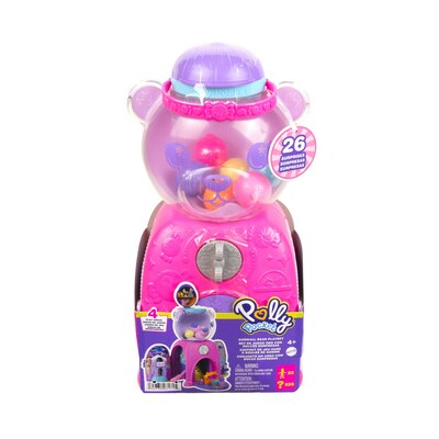 Mattel Polly Pocket Plastic Gumball Bear Playset, 2/Pack (HHM30)