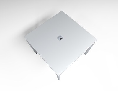 Boss Office Products Simple System 36W Meeting Table, White (S401-WT)