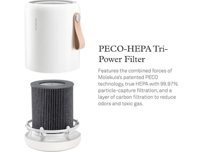 Molekule Air Mini/Mini+ PECO-HEPA Tri-Power Air Purifier Filter (MN1-PHFL-US)