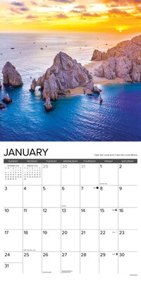 2027 Willow Creek Pacific Coast  12" x 12" Monthly Wall Calendar (61671)