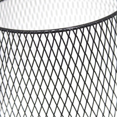 Creekwood Home Industrial Mesh 9" LED Table Lamp, Black (CWT-1004-BK)