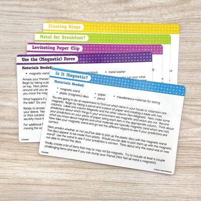 Teacher Created Resources Up-Close Science: Magnetic Wands, Rings & Discs Activity Set (TCR20369)