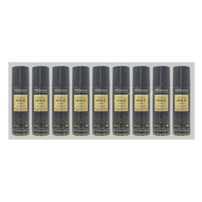 TRESemme Tres Two Extra Hold Hair Spray, 1.5 oz Bottle, 9 Bottles/Bag, 12 Bags/Carton