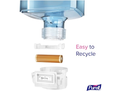 PURELL HEALTHY SOAP ES10 Automatic Wall Mounted Hand Soap Dispenser, White (8330-E1)