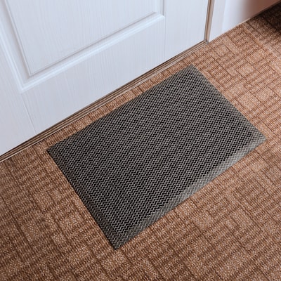 Floortex Doortex Meshmat Indoor Entrance Mat, 32 x 20, Metallic Gray (NREMFLYV0015)