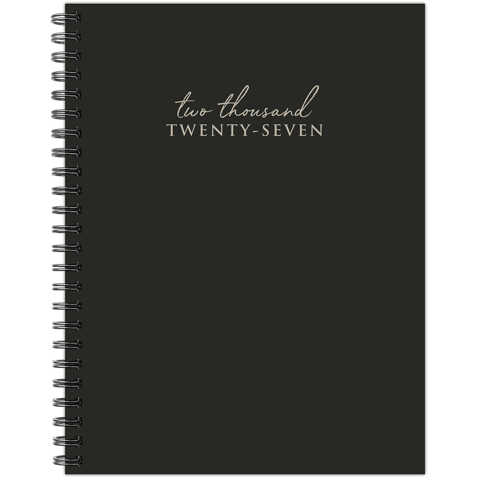 2027 Willow Creek Contemporary Black 5.5 x 8.5 Calendar Year Weekly & Monthly Standard Planner, Assorted Colors (66898)
