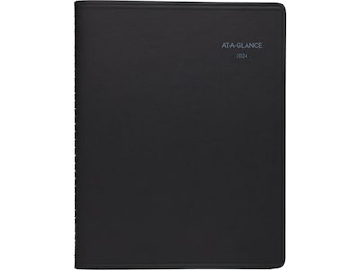 2024 AT-A-GLANCE QuickNotes 8.25 x 11 Monthly Planner, Black (76-06-05-24)