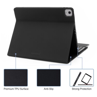 SaharaCase Navigate Series Keyboard Case for iPad Air 13" (M3/M2), Scorpion Black (TB00418)