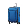 American Tourister 4 Kix 2.0 Polyester 4-Wheel Spinner Luggage, Classic Blue (142353-6188)