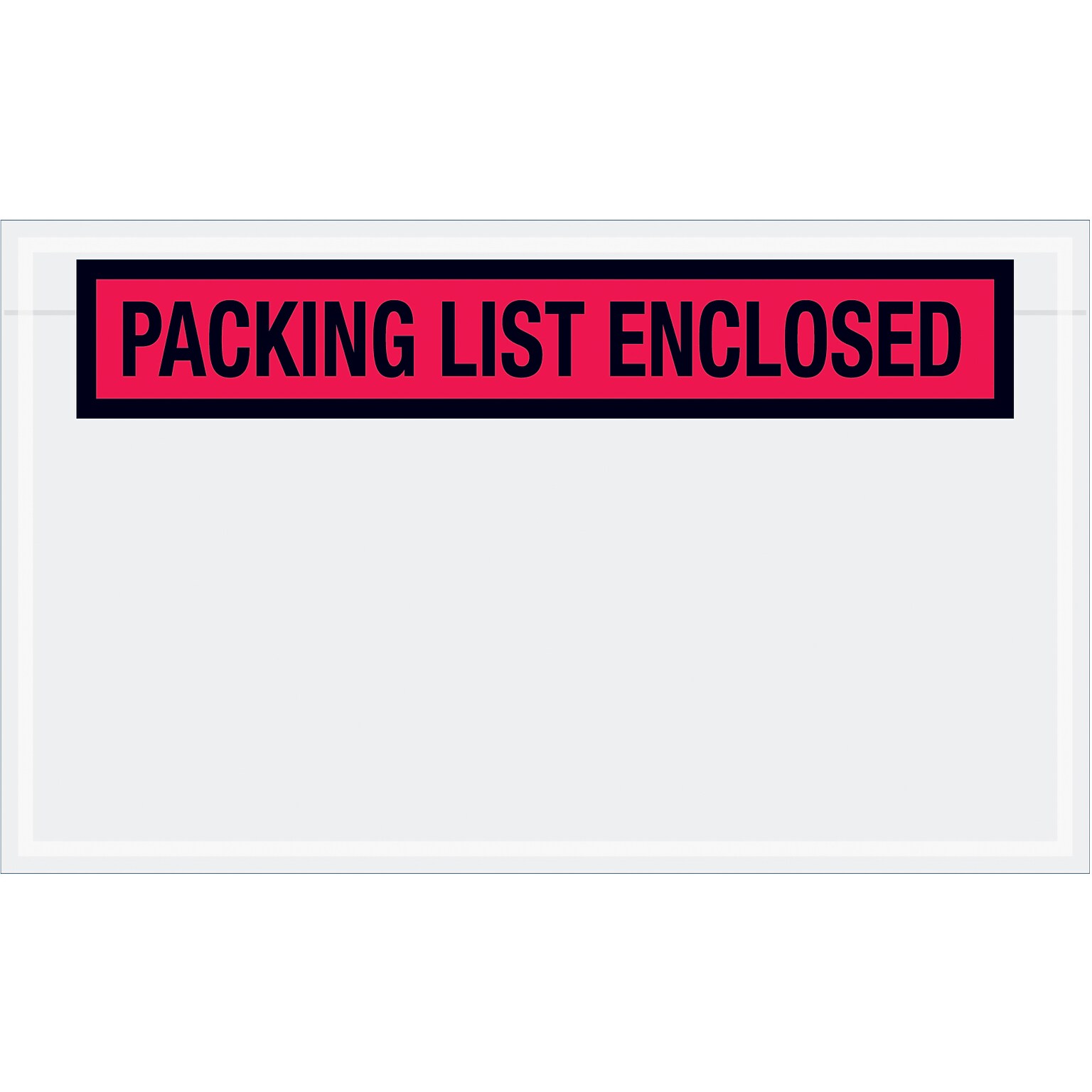 Packing List EnclosedPacking List Envelope , 7.5 x 4.5, Red 1000/Carton (PL461)