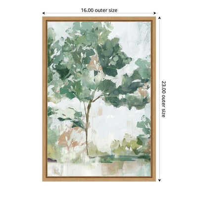 Amanti Art Forest Beauty I by Isabelle Z Framed Canvas Wall Art Print, 16" x 23" (A42675339727)