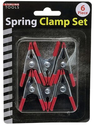 6 Pack Spring Clamps Set
