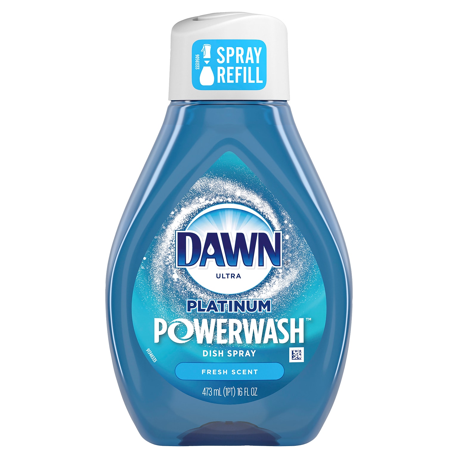 Dawn Ultra Platinum Powerwash Liquid Dish Soap, Fresh Scent, 16 oz., (52366)