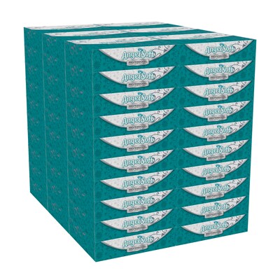 Angel Soft Professional Series Standard Facial Tissue, 2-Ply, 50 Sheets/Box, 60/Carton (48550)