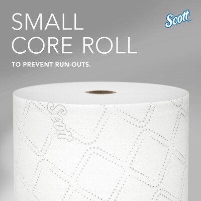 Scott Pro 2-Ply Small Core Standard Toilet Paper, White, 1100 Sheets/Roll, 36 Rolls/Carton (47305)