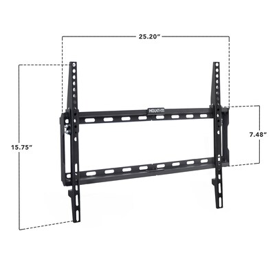 Mount-It! Tilt TV Wall Mount Bracket for 37"-80" Flat Screens (MI-1121M)